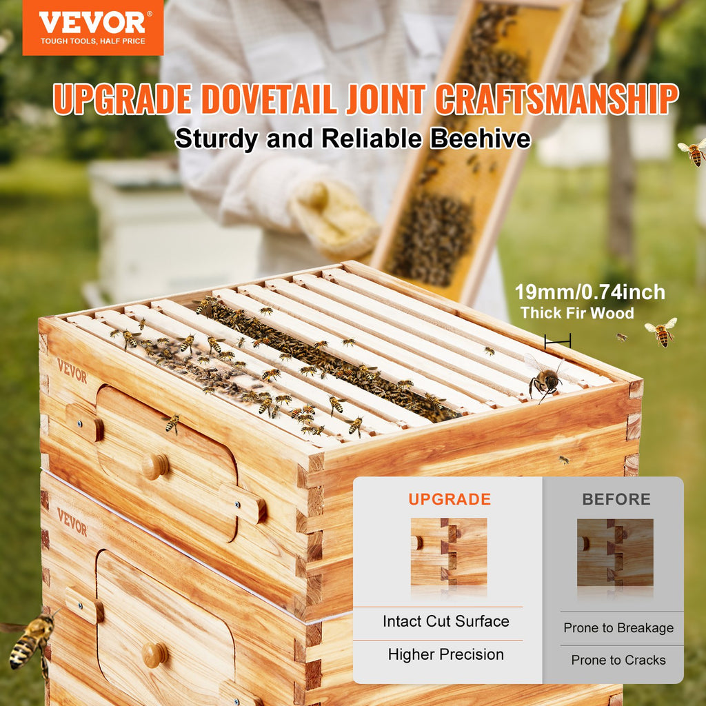 Complete Bee Hive, 3 Box, 30 Frame