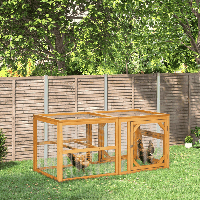 Chicken Coop, 55 in, Wood, Expansion animation