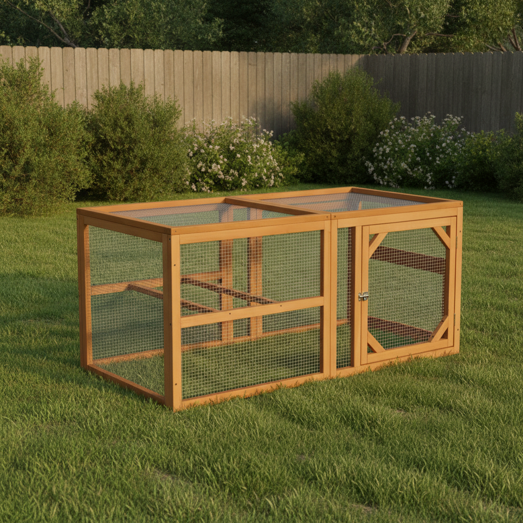 Chicken Coop, 55 in, Wood, Expansion (restaged from supplier photo)