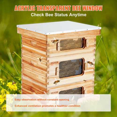 The Apiary Three — Complete Beehive, 30 Frames