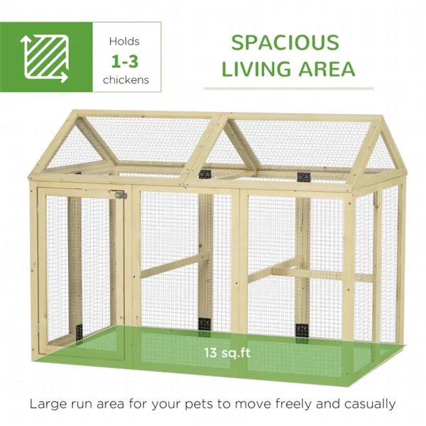 Chicken Coop, Wood, Suits 1-3 birds