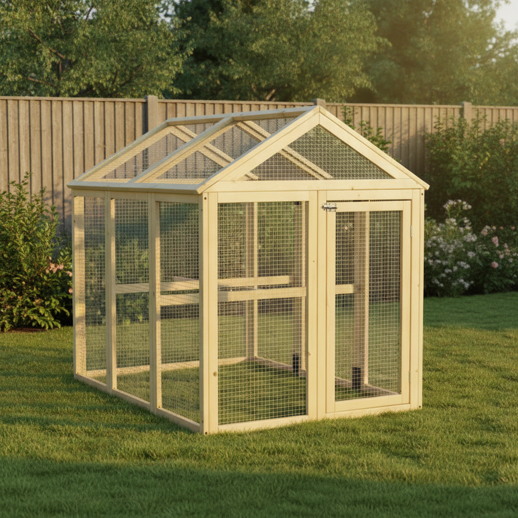 Chicken Coop, Wood, Suits 1-3 birds (restaged from supplier photo)
