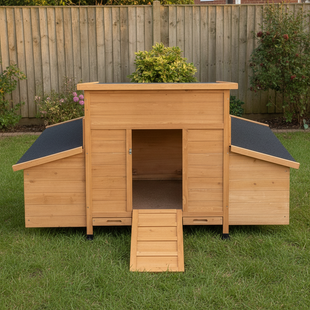 Chicken Coop, Orange, Wood, 34 kg (restaged from supplier photo)