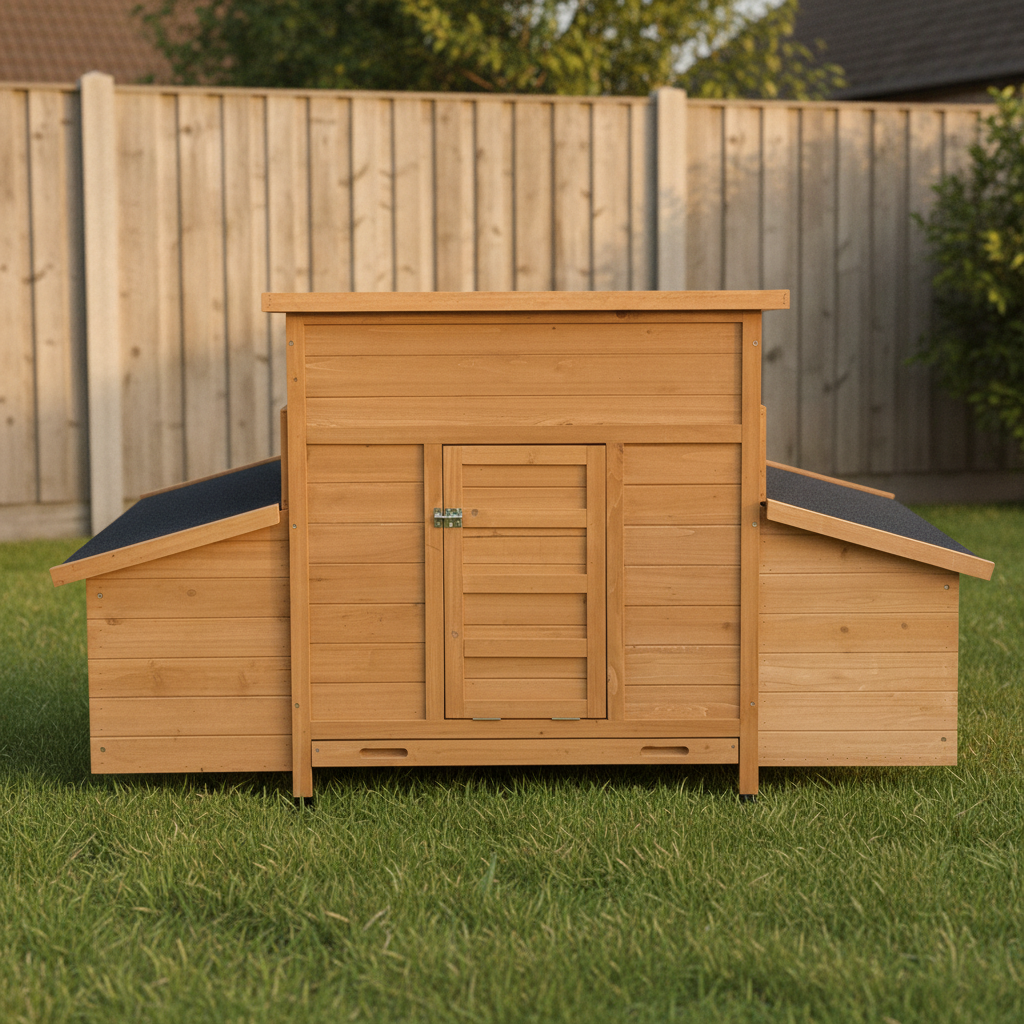 Chicken Coop, Orange, Wood, 34 kg (restaged from supplier photo)