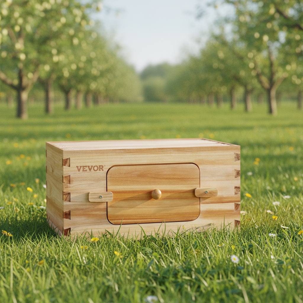 Beehive, Cedar, Deep Box, Starter Kit (restaged from supplier photo)