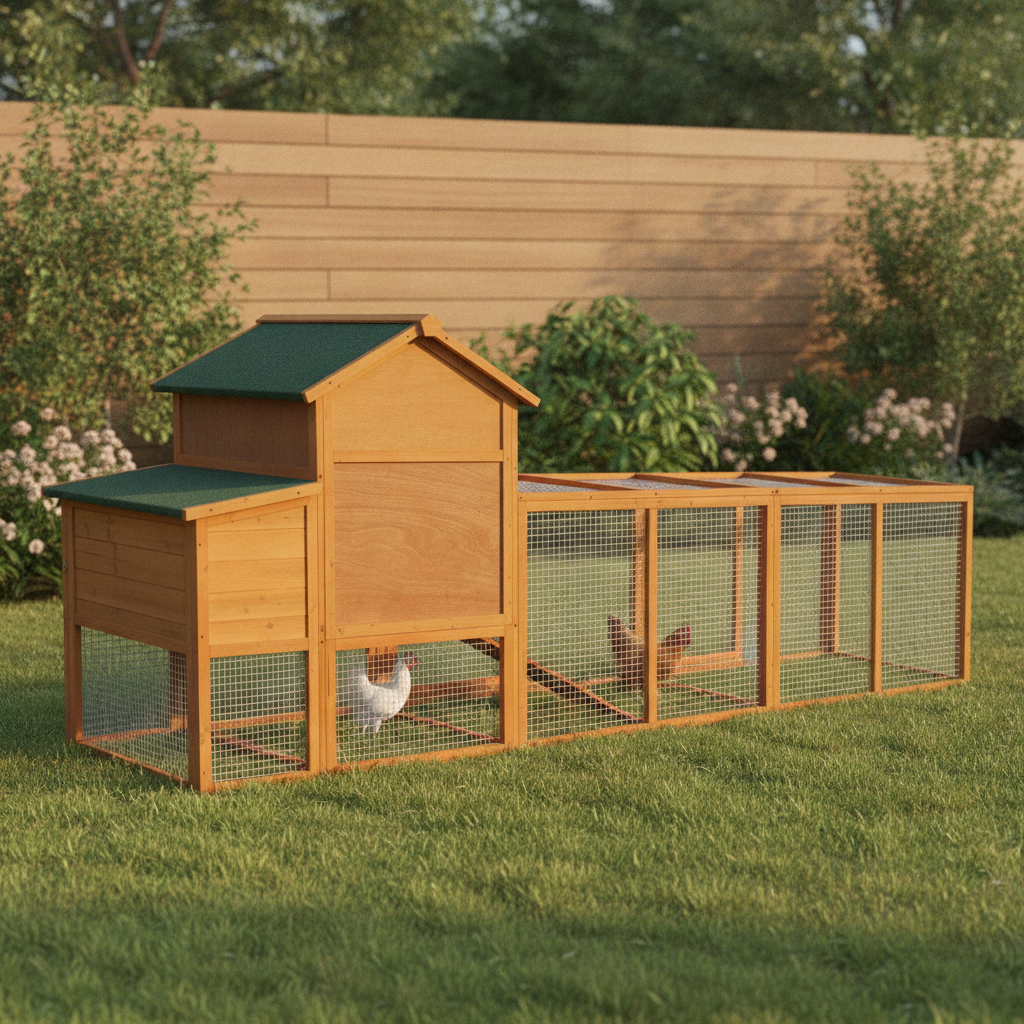 Chicken Coop, Orange, Wood (restaged from supplier photo)