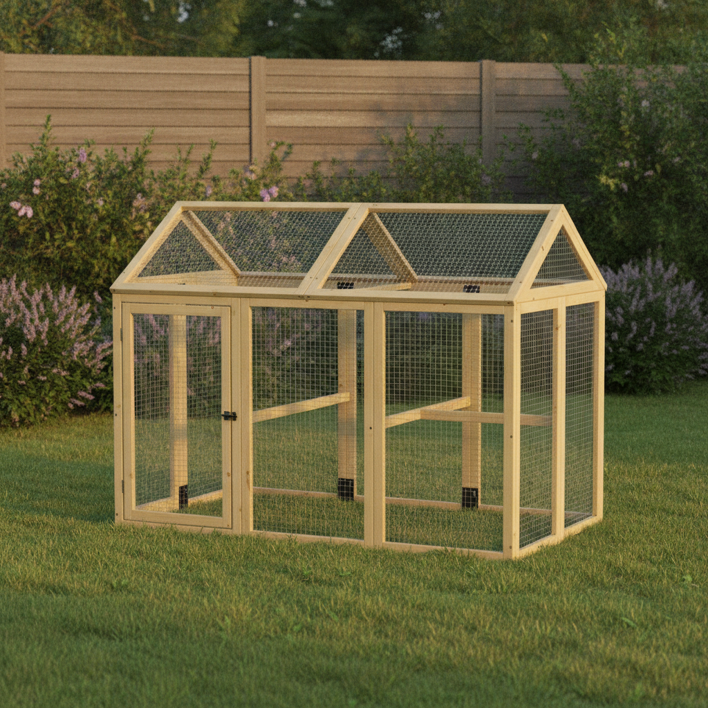 Chicken Coop, Wood, Suits 1-3 birds (restaged from supplier photo)